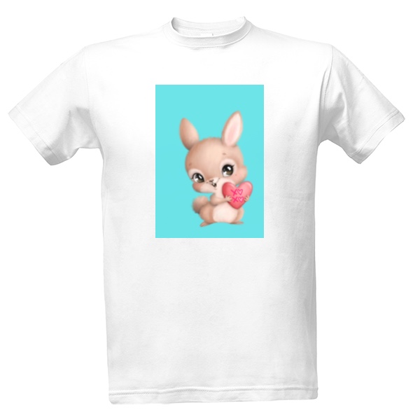 Tričko s potiskem Bunny Mood pánské