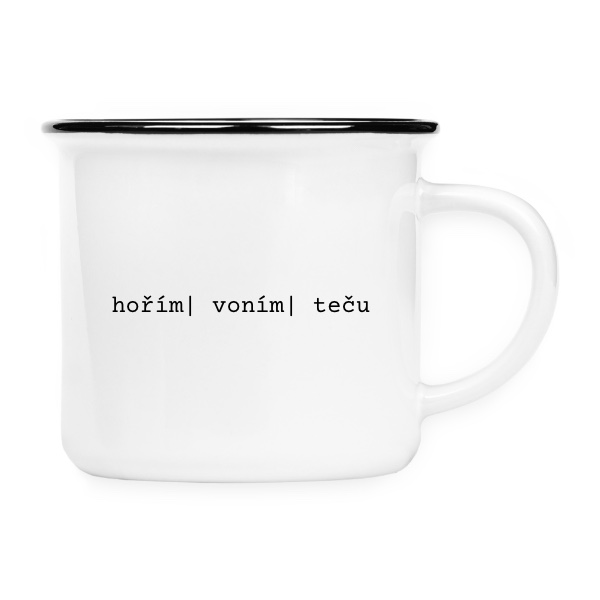 Keramikáček s potiskem hořím voním teču lok