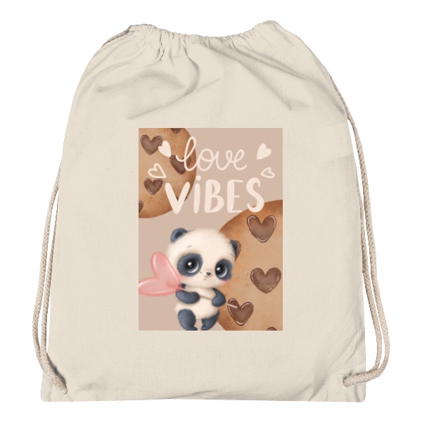 Vak na záda s potiskem Love Vibes baťoh