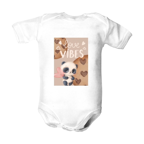 Dětské body Roly Honey s potiskem Love Vibes mimi