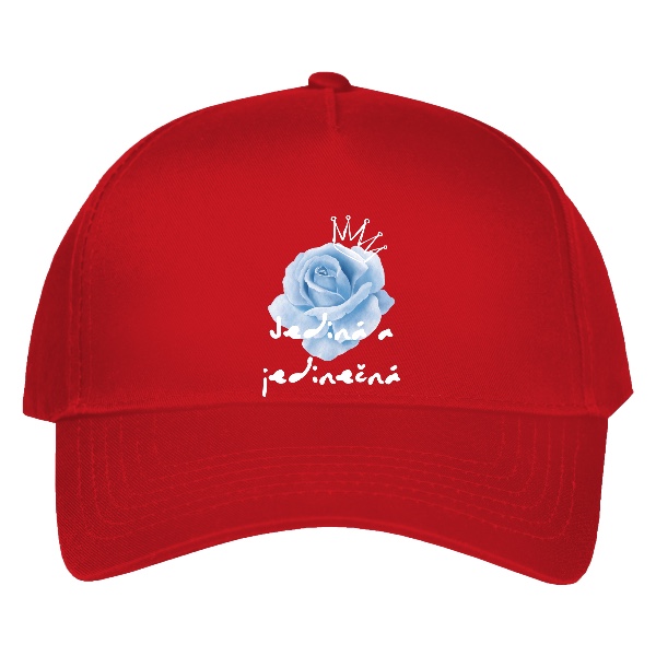 Kšiltovka s potiskem Queen energy red bekovka
